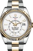 Rolex Sky-Dweller 326933-0009 42mm Steel and Yellow Gold