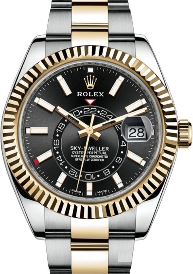 Rolex 326933-0002 Sky-Dweller 42 mm Steel and Yellow Gold - фото 1