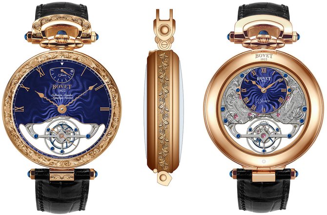 Bovet AIF0T013-GO carving Fleurier Amadeo Grand Complications 45 7-Day Tourbillon - фото 2