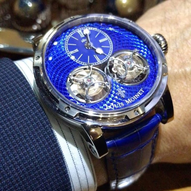Louis Moinet Sideralis Double Tourbillon Limited Editions White Gold - фото 2
