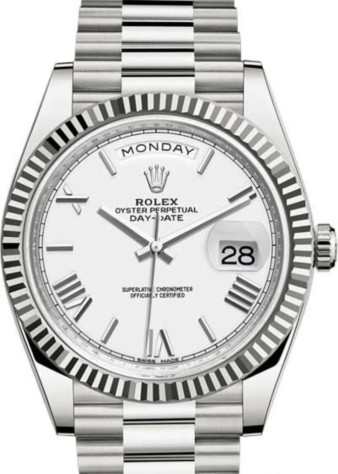 Rolex 228239-0046 Day-Date 40 mm White Gold