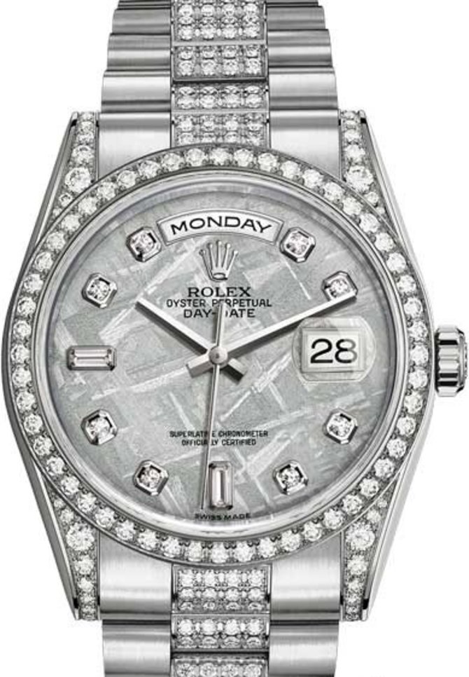 Rolex 118389-0101 Day-Date 36 mm White Gold