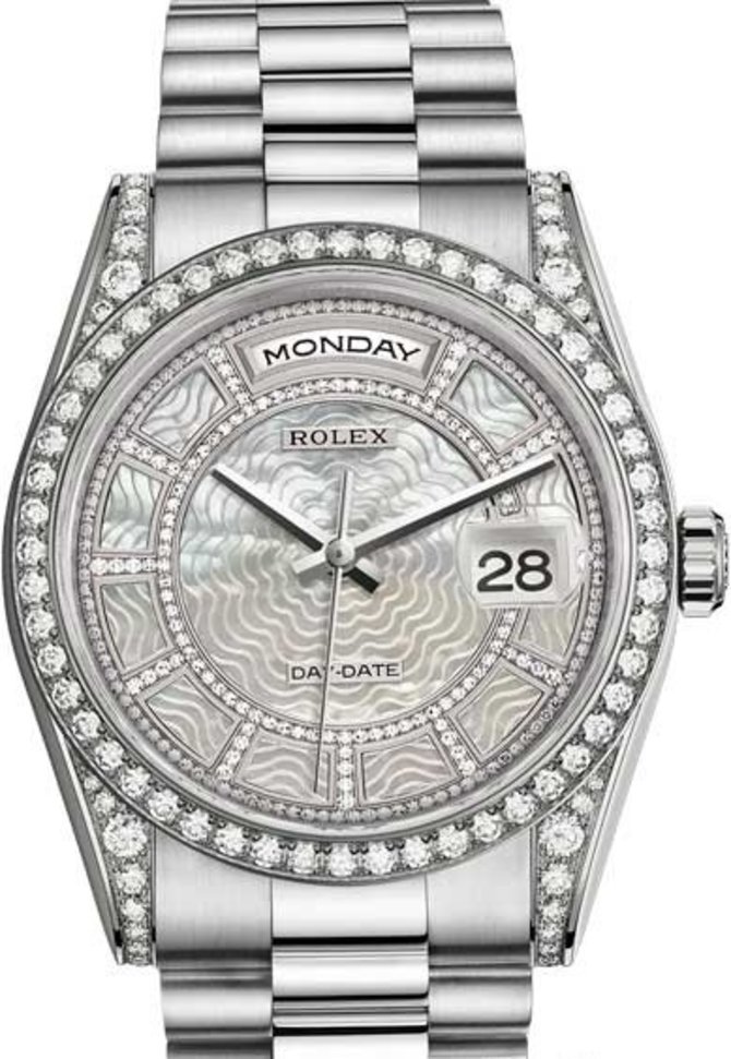 Rolex 118389-0085 Day-Date 36 mm White Gold