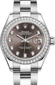 Rolex Datejust Ladies 279384rbr-0018 Steel and White Gold