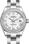 Rolex Datejust Ladies 279384rbr-0020 Steel and White Gold