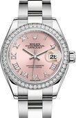 Rolex Datejust Ladies 279384rbr-0006 Steel and White Gold