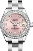 Rolex Datejust Ladies 279384rbr-0004 Steel and White Gold
