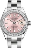Rolex Datejust Ladies 279384rbr-0002 Steel and White Gold