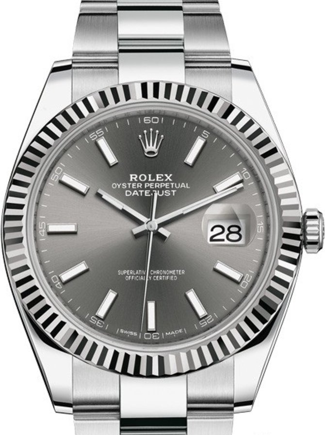 Rolex 126334-0013 Datejust Steel and White Gold