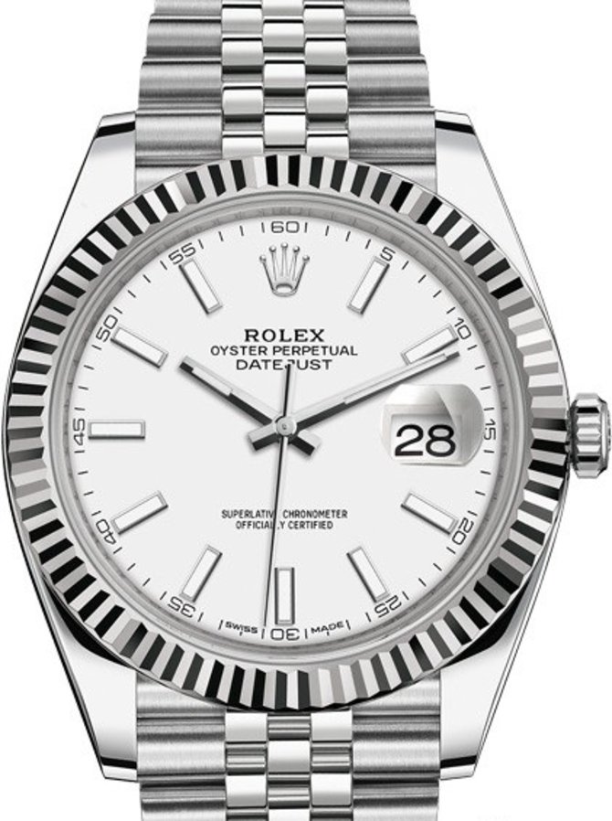Rolex 126334-0010 Datejust Steel and White Gold