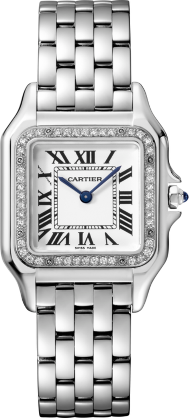 Cartier W4PN0008 Panthere Secrete De Cartier Steel Diamonds
