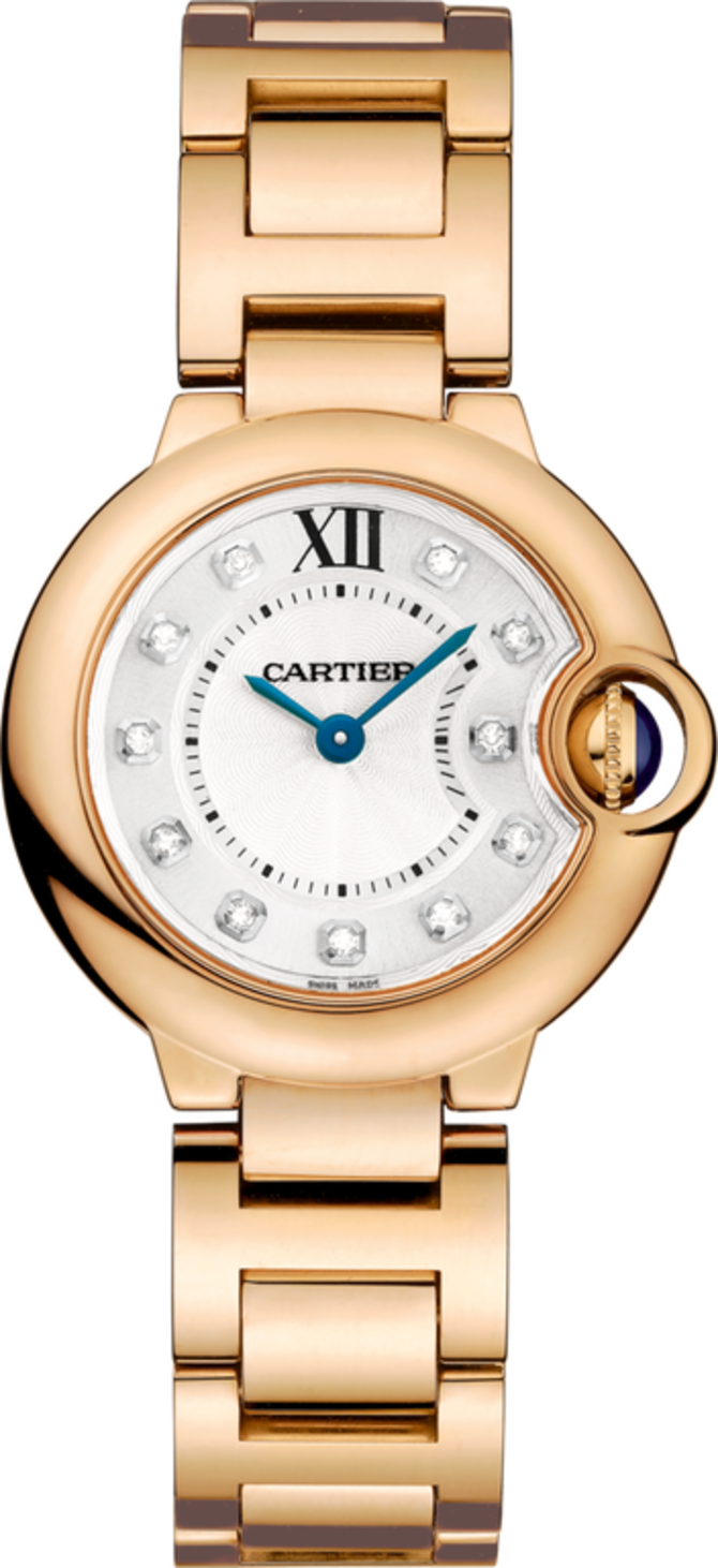 Cartier WJBB0016 Ballon Bleu de Cartier Quartz Pink Gold Diamonds