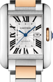 Cartier Tank W5310037 Anglaise Large Model Pink Gold Steel