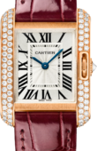 Cartier Tank WT100013 Anglaise Small Pink Gold Diamonds