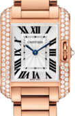 Cartier Tank WT100002 Anglaise Small Model Pink Gold Diamonds