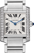 Cartier Часы Cartier Tank W4TA0009 Francaise Medium Steel Diamonds