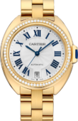 Cartier Часы Cartier Tortue WJCL0023 Clé de Cartier Yellow Gold Diamonds