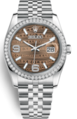 Rolex Datejust 116244-0034 36 mm Steel and White Gold