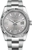 Rolex Datejust 116234-0153 36 mm Steel and White Gold