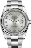 Rolex Datejust 116234-0155 36 mm Steel and White Gold