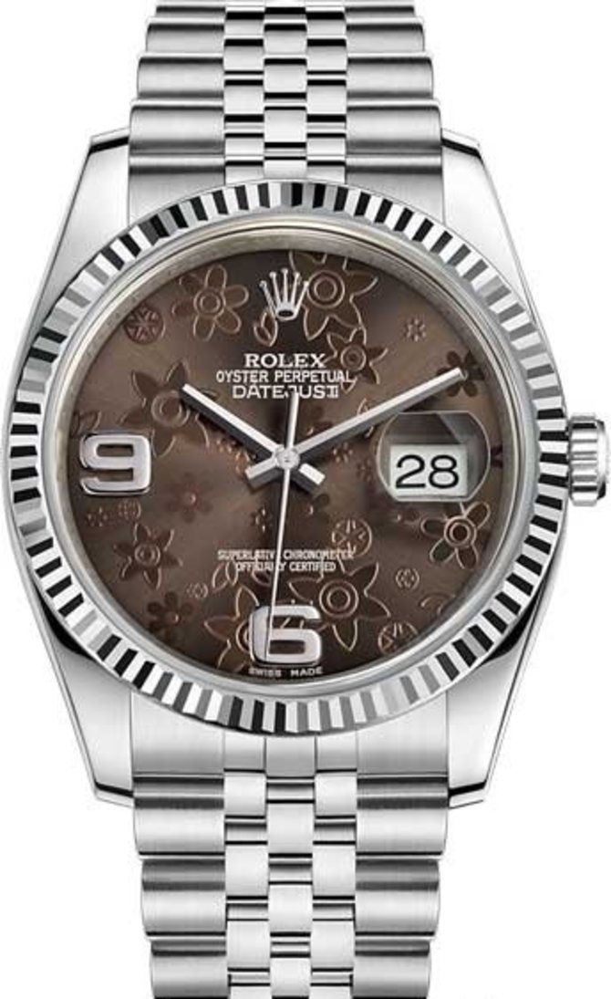 Rolex 116234-0116 Datejust 36mm Steel and White Gold