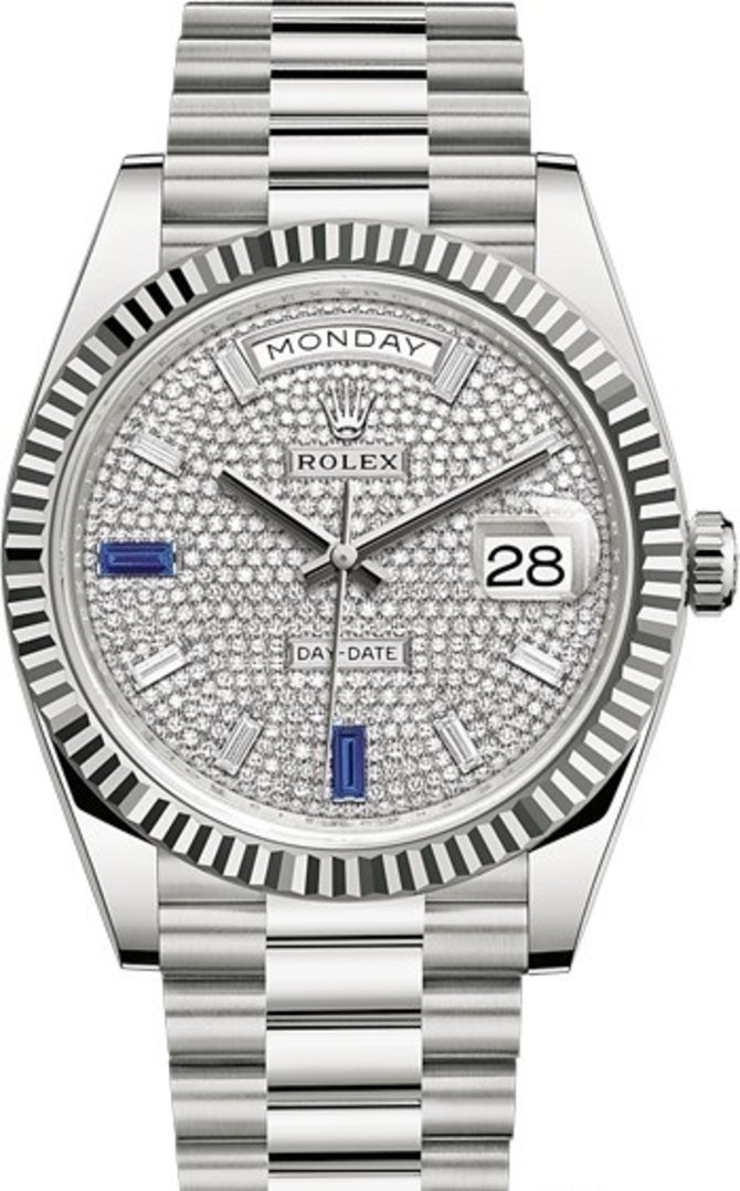 Rolex 228239-0049 Day-Date 40 mm White Gold