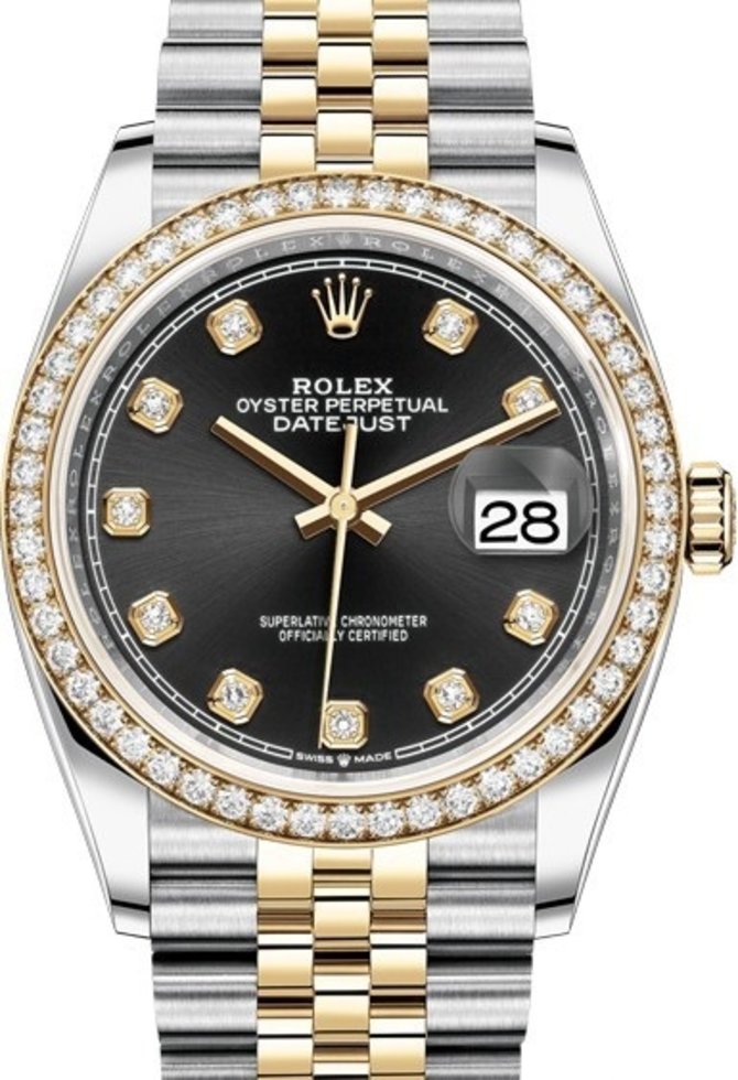 Rolex 126283rbr-0007 Datejust 36mm Steel and Yellow Gold
