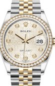 Rolex Datejust 126283rbr-0013 36mm Steel and Yellow Gold