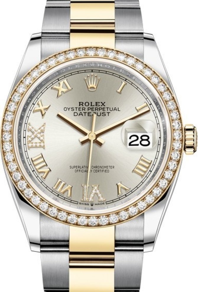 Rolex 126283rbr-0018 Datejust 36mm Steel and Yellow Gold