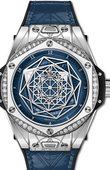Hublot Часы Hublot Big Bang Sang Bleu 465.SS.7179.VR.1204.MXM19 Steel Blue Diamonds 39 mm 
