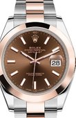 Rolex Datejust 126301-0001 41mm Steel and Everose Gold