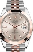 Rolex Datejust 126301-0010 41mm Steel and Everose Gold
