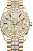Rolex Day-Date 128348rbr-0031 36 mm Yellow Gold