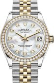 Rolex Datejust 278383rbr-0028 31mm Steel and Yellow Gold