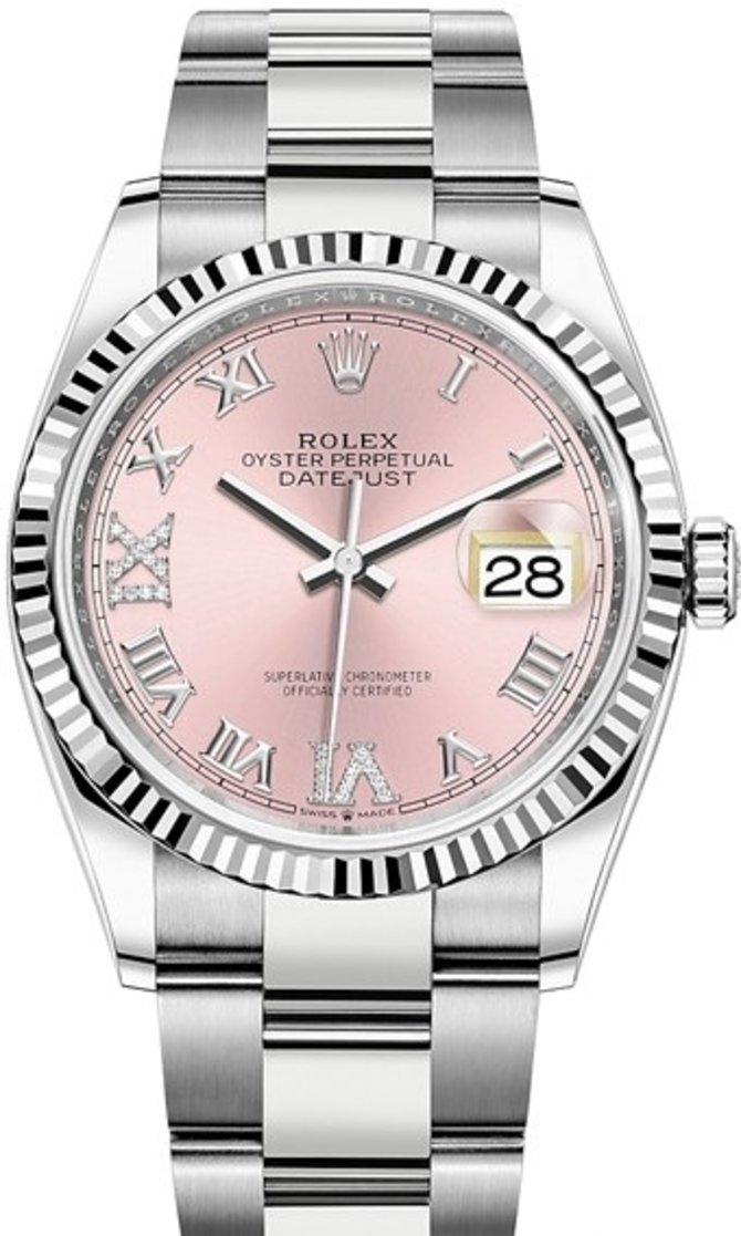 Rolex 126234-0032 Datejust 36mm Steel and White Gold