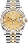 Rolex Часы Rolex Datejust 126283rbr-0019 36 mm Steel and Yellow Gold