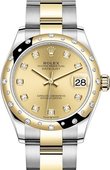 Rolex Datejust 278343rbr-0025 31 mm Steel and Yellow Gold 