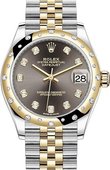 Rolex Datejust 278343rbr-0022 31 mm Steel and Yellow Gold