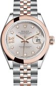 Rolex Datejust 279161-0020 28 mm Steel and Everose Gold