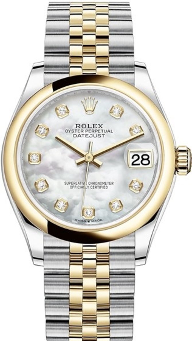 Rolex 278243-0028 Datejust 31 mm Steel and Yellow Gold