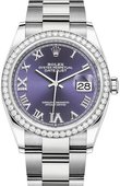 Rolex Datejust 126284rbr-0014 36 mm Steel and White Gold