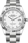 Rolex Datejust 126234-0026 36mm Steel and White Gold