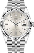 Rolex Datejust 126234-0013 36mm Steel and White Gold