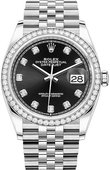 Rolex Datejust 126284rbr-0019 36mm Steel and White Gold