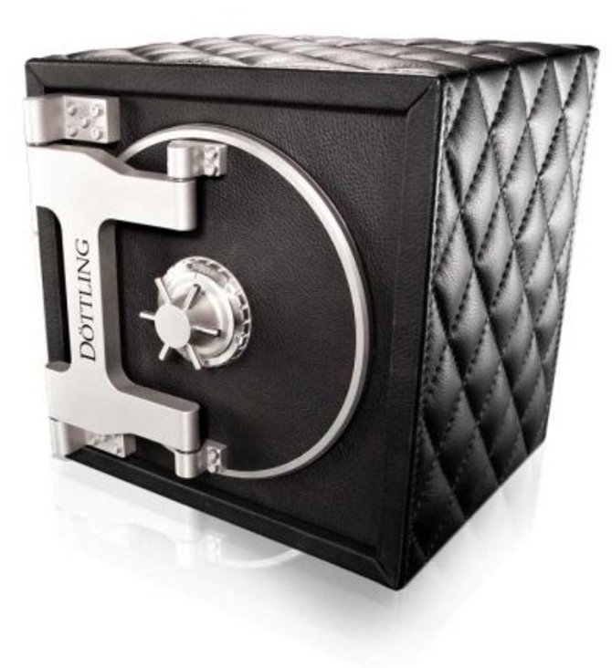 Döttling Colosimo Quilted Black Leather Liberty Barcelona Luxury safe - фото 1