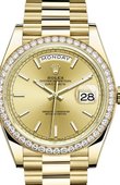 Rolex Day-Date 228348RBR-0008 40 mm Yellow Gold