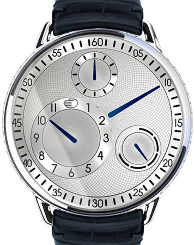 Ressence TYPE 1G Type 1 G Guilloche silver metallic dial