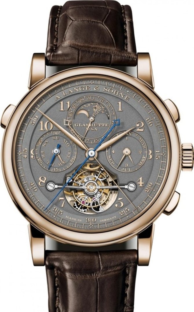 A.Lange and Sohne 706.050FE 1815 Tourbograph Perpetual Honeygold Homage to F. A. Lange