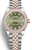 Rolex Datejust Ladies 279381rbr-0007 Oyster Perpetual