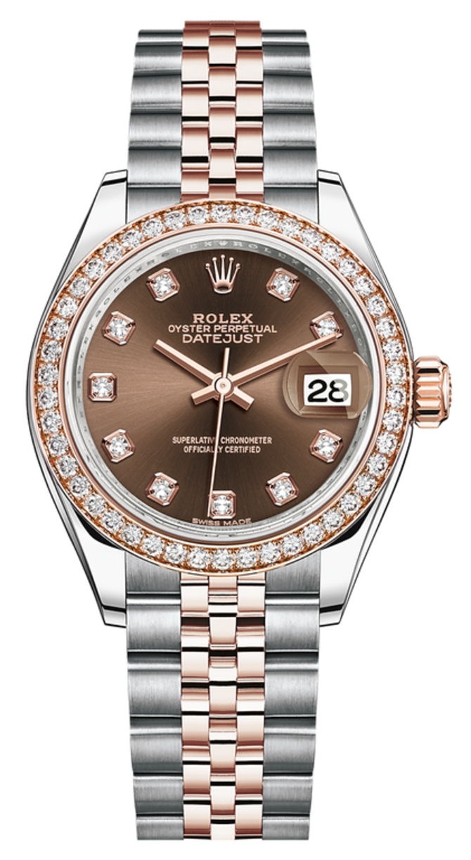 Rolex 279381rbr-0011 Datejust Ladies Oyster Perpetual 28 mm
